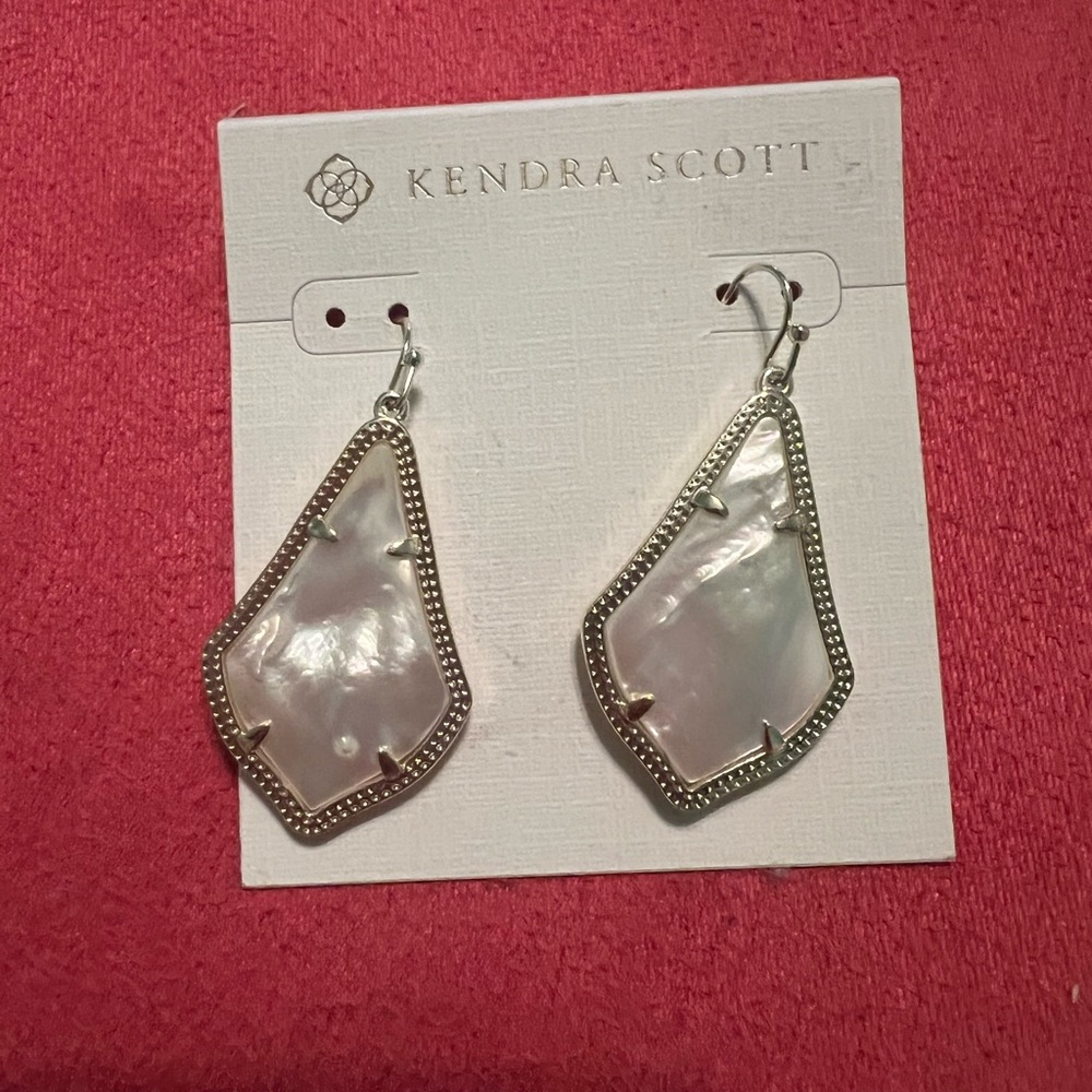 Kendra Scott Alex Earrings Ivory MOP/Gold